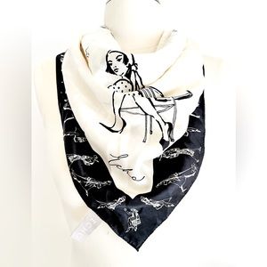 Echo silk scarf